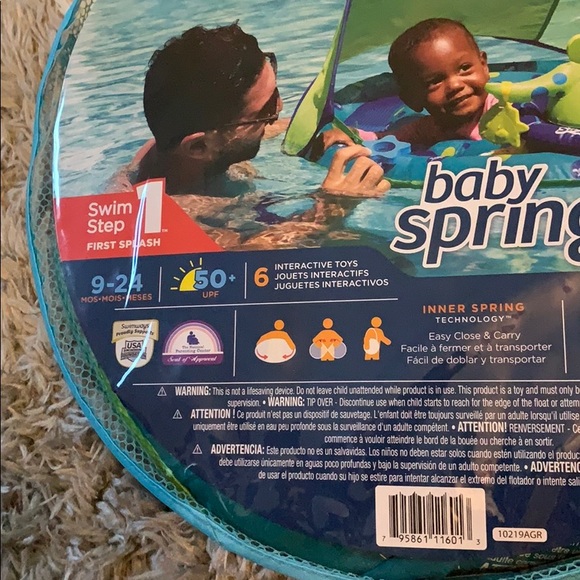 SwimWays Baby SpringFloat Activity Center. NEW. - Picture 2 of 8